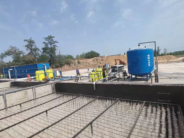 泰安肥城洗滌污水項(xiàng)目現(xiàn)場(chǎng)